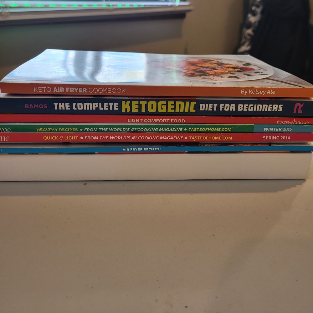 Healthy Cookbook Lot Keto Air Fryer Diet Weight Loss Taste of Home Recipes